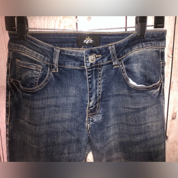 ZLZ JEAN womens Size W30 I 32 Stretch Regular Fit Ankle Skinny - Picture 5 of 11